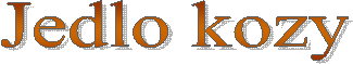 Jedlo kozy