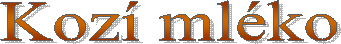 Koz mlko