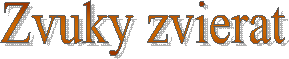 Zvuky zvierat